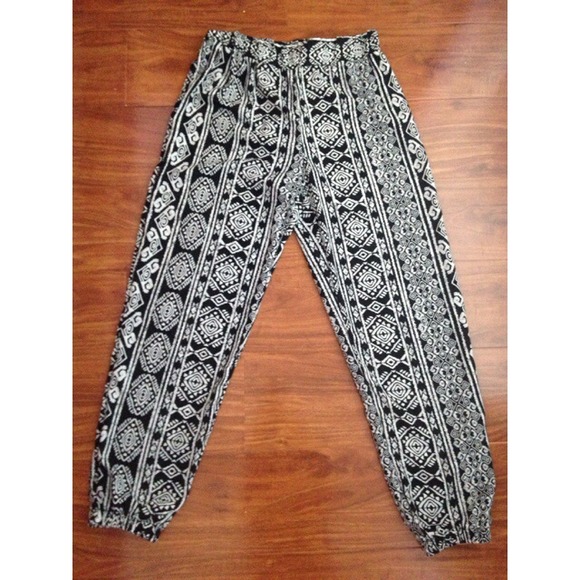 Tribal Print Harem Pants