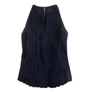 J.Crew Pleated Chiffon Top