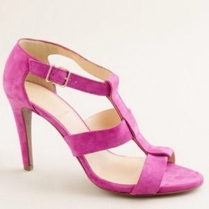 J.Crew Olympia Heel in Fuschia
