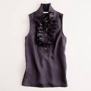 J.Crew Frances Cami in Charcoal