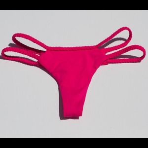 46🅿️🅿️ Frankies Bikinis Oceanside Bottom in Pink