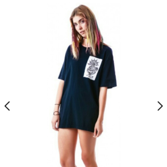 OFFERS Unif shirt dress tee 7 head snake