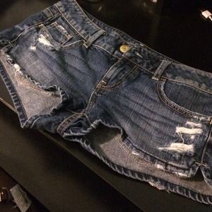 american eagle jean shorts