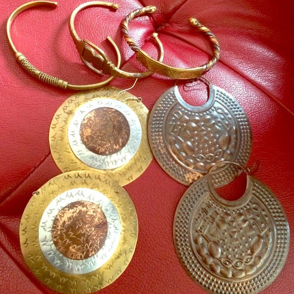 Brass/cooper ethnic jewelry.