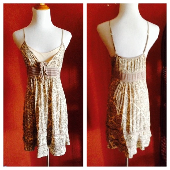 Layered look sun dress