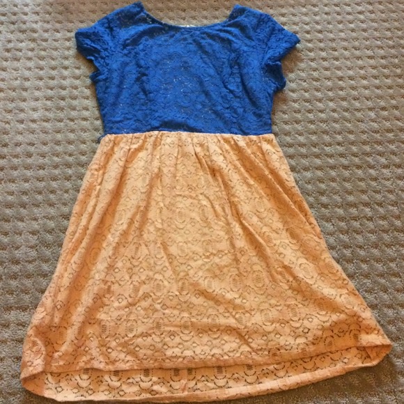 Cute Orange/Blue Dress