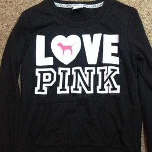VS Pink//black pullover