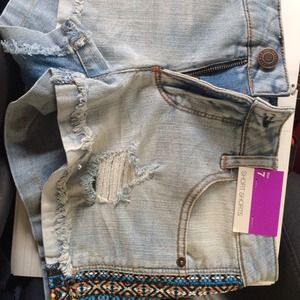 Jean shorts new with tags