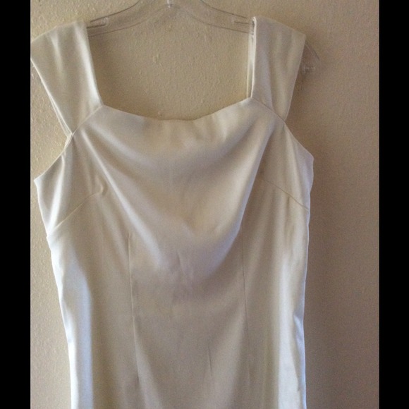 Winter White Sheath Dress