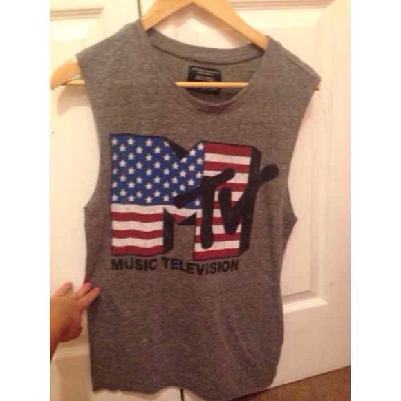 MTV television muscle tee