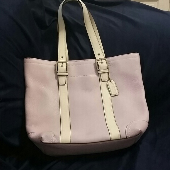 Beautiful Lavender Authentic Coach Tote