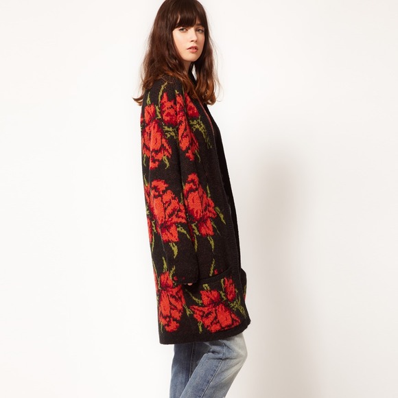 Free People Flower Power Cardigan Medium / M
