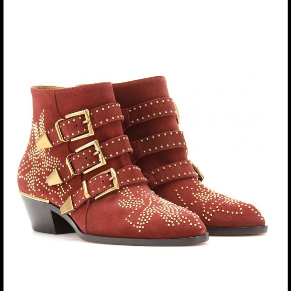SOLD Chloe Suede Susanna Studded Boot
