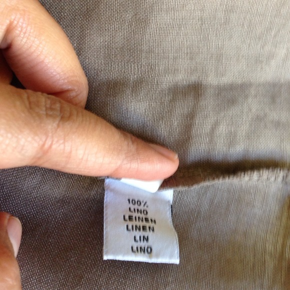 100% Linen Crochet detailed jacket - Picture 4 of 4