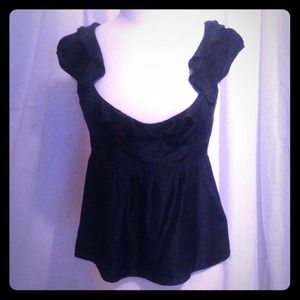 Burberry 100% silk and silk lined top.