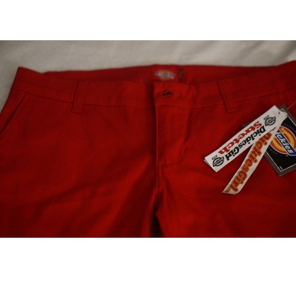 Red Dickies shorts