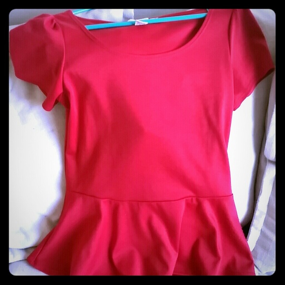 SET PEPLUM tops-will sell individually if desired