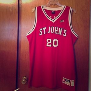 Men's St. John's Mullin #20 jersey red