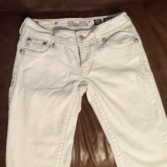 Miss me white denim.