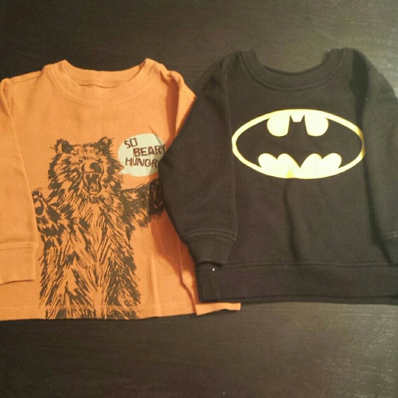 Two toddler boy size 2T sweatshirts