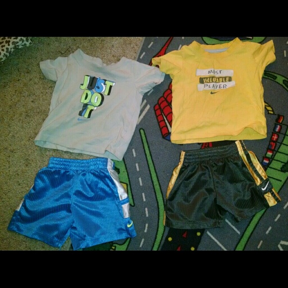 Infant NIKE clothing.