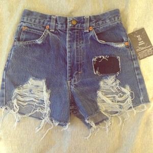 High waist shorts