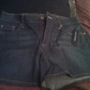 Denim shorts