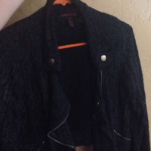 lace moto jacket