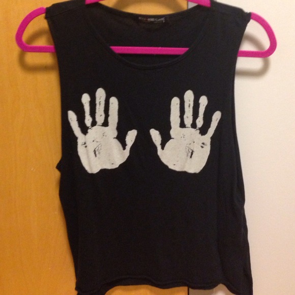 Tobi Handprint muscle tank top