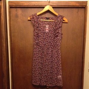 SOLD Banana Republic Sheer Plum Dress