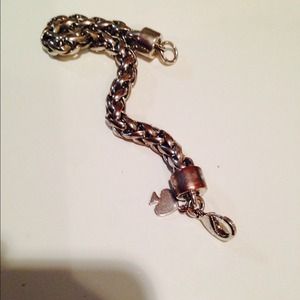 Kate Spade Learn the Ropes silver bracelet