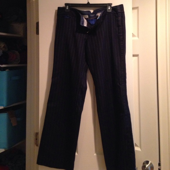 Navy Blue Dress Pants Size 10 - Picture 3 of 4