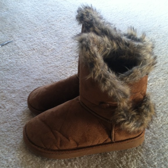 Faux Fur ankle boots