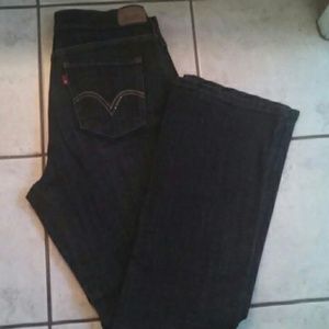 515 Levi bootcut Dark wash denim jeans