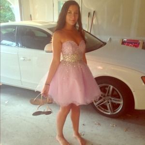 Lilac Mori lee prom dress