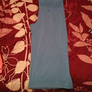 PRICE REDUCED!! Baby blue yoga Capri pants