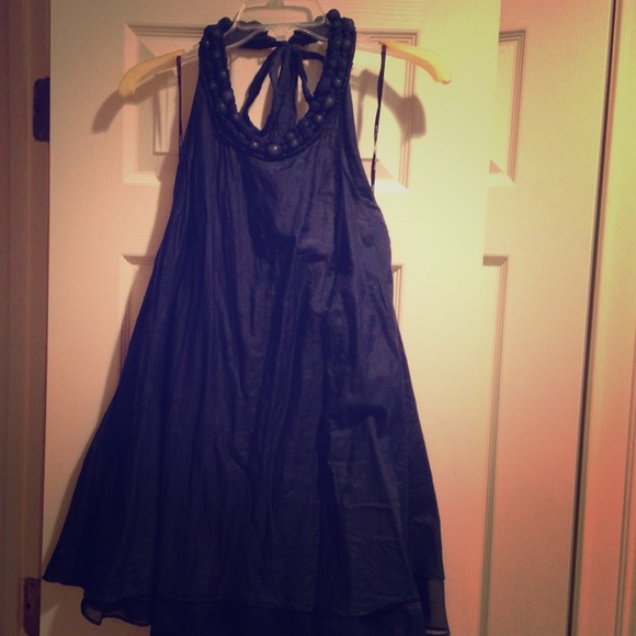 Navy Blue Cocktail Dress