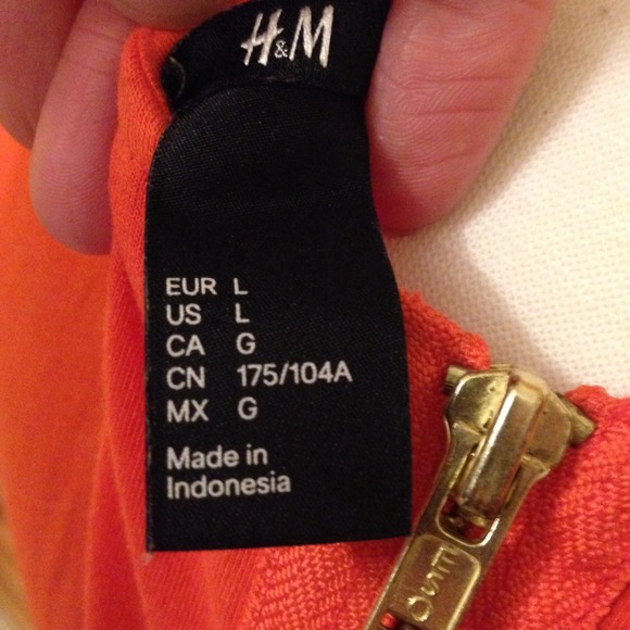 πH&M Orange Hi Low Orange Tank Dress - Picture 3 of 3