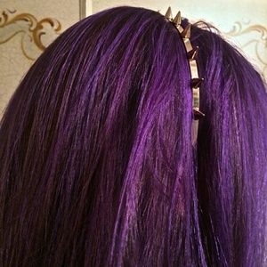 Gold Metal Spike Headband