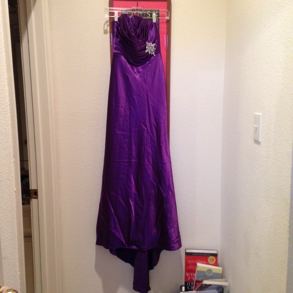 Homecoming / Prom Purple Dress - Picture 2 of 4