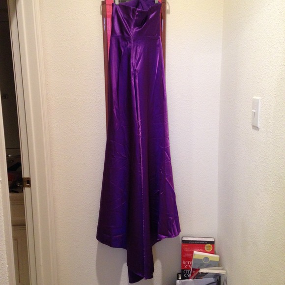 Homecoming / Prom Purple Dress - Picture 3 of 4