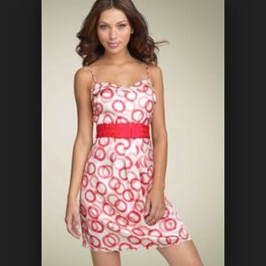 Juicy Couture Navy Circle Print Dress