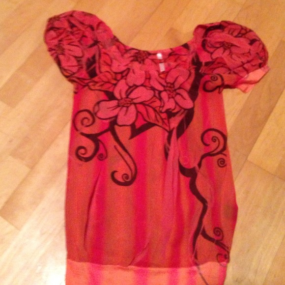 Rue 21 orange shirt