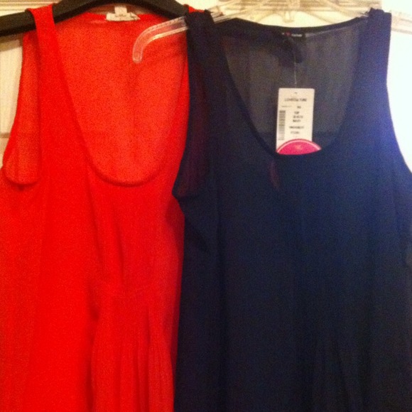 2 for $10 flowy tank tops