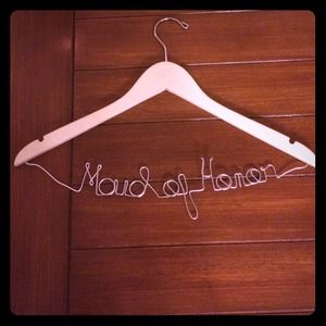 Handcrafted "Maid of Honor" hanger