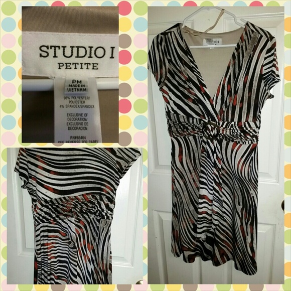 🙌Animal print dress