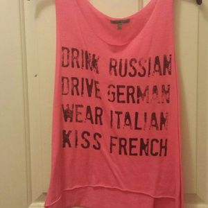 Charlotte Russe graphic tee.