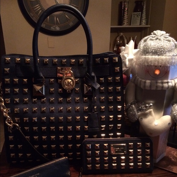 Just sharing!!  MK Pyramid Studded Hamilton - Picture 1 of 4