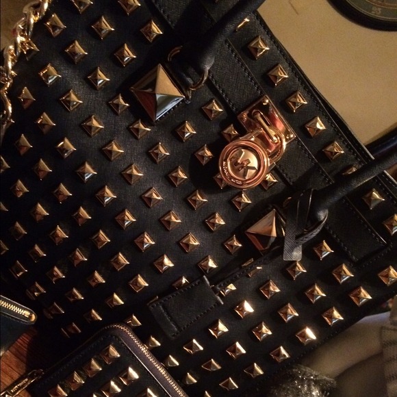 Just sharing!!  MK Pyramid Studded Hamilton - Picture 2 of 4