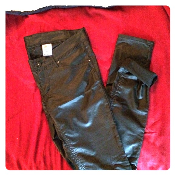 Leather skinny Jeans